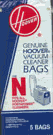 thumbnail image 2 of 10 Hoover Type N Vacuum Bags – For Porta-Power – Part 4010038N (10 Pack) 2 of 5