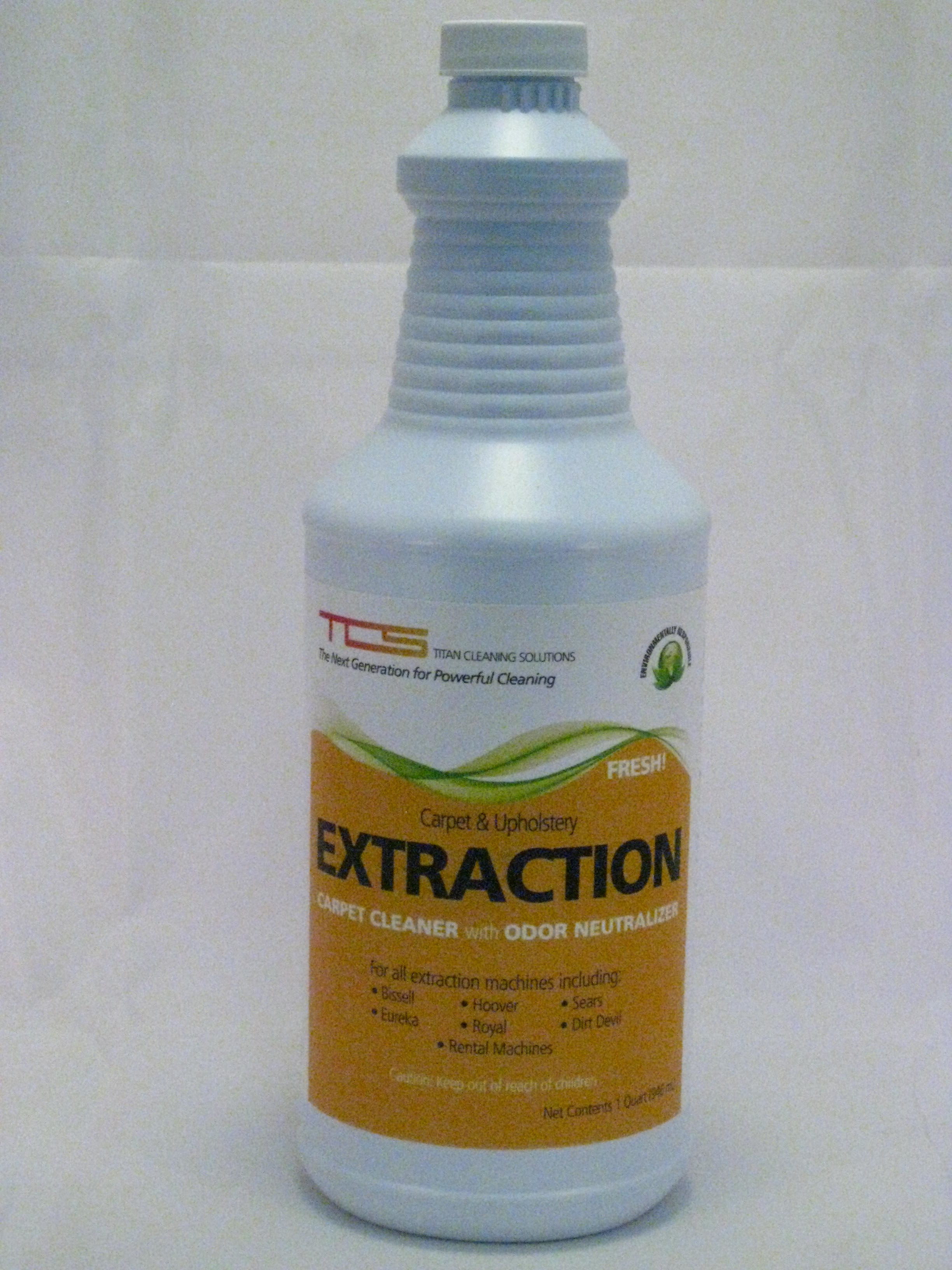 Titan Carpet Extraction Shampoo 1 Qt. - White Vacuum Online Store