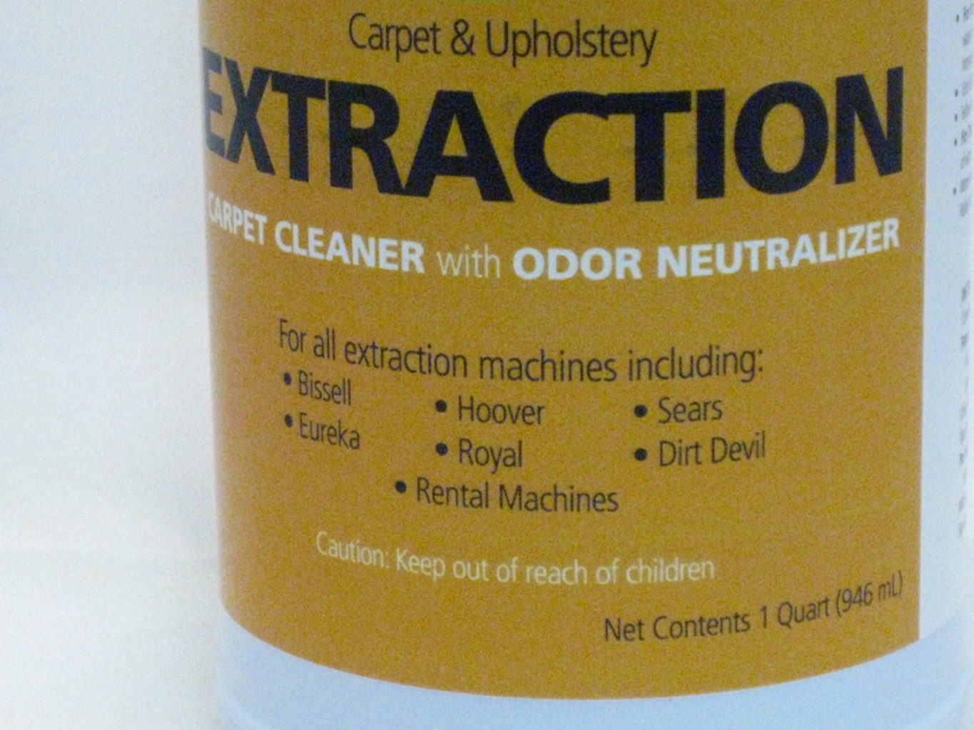 Titan Carpet Extraction Shampoo 1 Qt. SC1801 White Vacuum Online Store