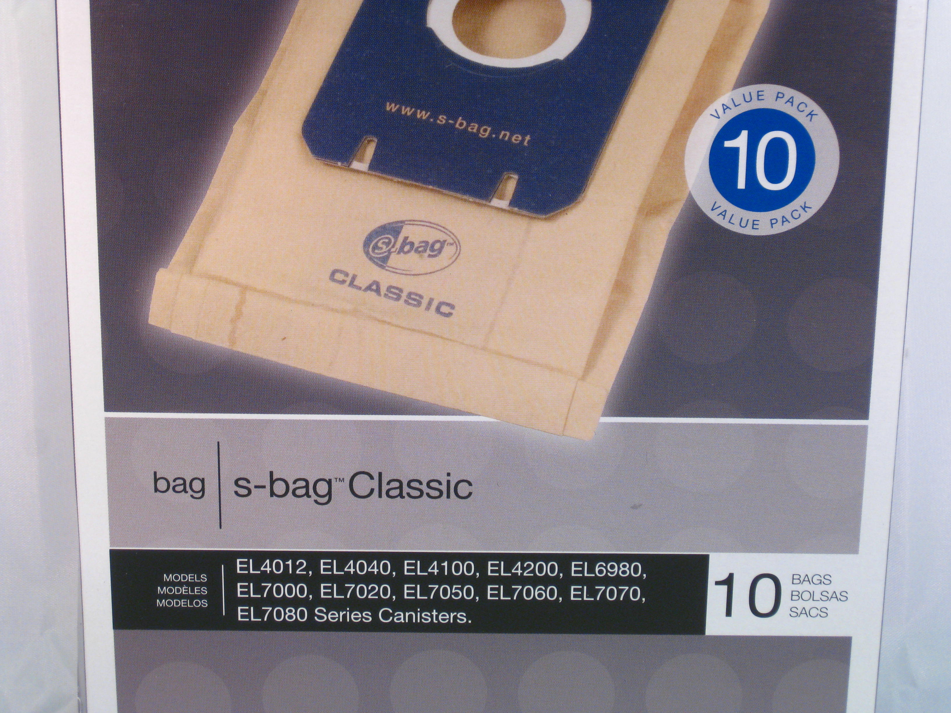 Electrolux S-Bag Classic 20 Pack Vacuum Bags EL200C Genuine